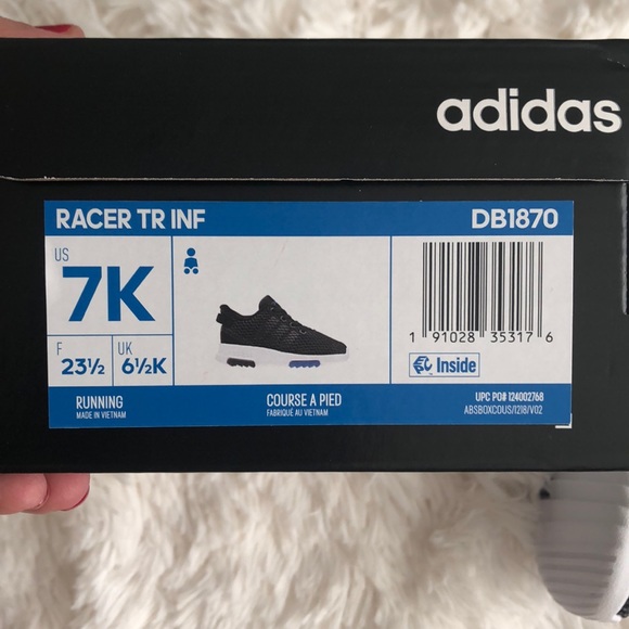 ADIDAS RACER TR INF RUNNING SNEAKERS SIZE 7K - Picture 7 of 7